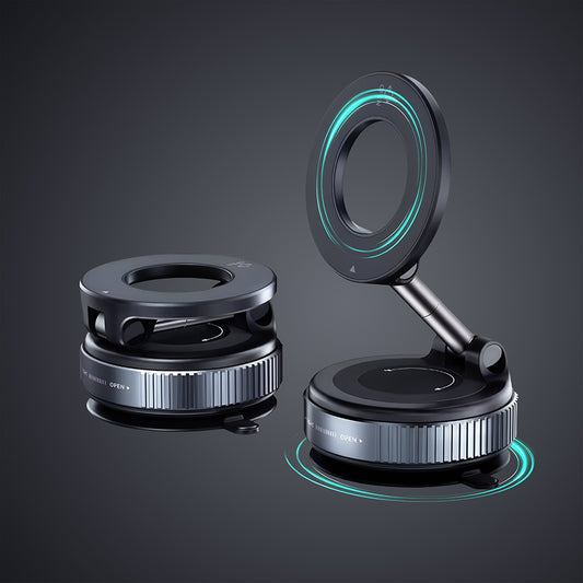 360 Derece Dönebilen Ayarlanabilir Mıknatıs ve Vakumlu Telefon Tutacağı
